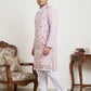 Floral Embroidered and Sequins Kurta Set