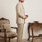 Men's Cotton Blend Embroidered Indo-Western Set