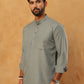 Solid Casual Short Kurta for Men ( ANMKO 304Grey )