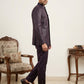 Men's Woven Design Indo-Western Set