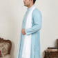 Embroidered & Sequin Kurta With Dupatta