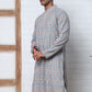 Viscose Rayon Self-Design Embroidered Kurtas ( ANMKO 278Grey )  [RT] [M-6]