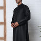 Solid Kurta for Men ( ANMKO 273Black )  [RT] [H-3]