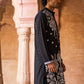 Embroidered Cotton Blend Kurta with Korean Pants ( Z JKP PJ11B C 5636 Black )