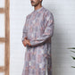 Thread Work & Printed Cotton Blend Kurtas ( ANMKO 297Grey )  [RT] [D-3]