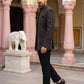 Men's Velvet Embroidered Indo-Western Set