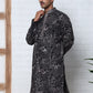 Embroidered Silk-Blend Kurtas ( ANMKO 289Black )  [RT] [H-5]