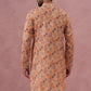 Traditional Printed Cotton Blend Kurtas ( ANMKO 277Orange )  [RT] [L-3]