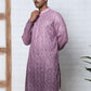 Bandhani Print Thread-Work Kurtas ( ANMKO 291Purple )  [RT] [L-5]