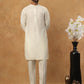 Embroidered Nehru Jacket Set with Solid Kurta Pyjama (65KPWC 592W 4150 Mustard )