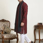 Embroidered & Sequin Kurta Pyjama With Dupatta