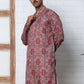 Thread Work & Printed Cotton Blend Kurtas ( ANMKO 297Maroon )  [RT] [D-3]