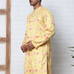 Thread Work & Printed Silk Blend Kurtas ( ANMKO 293Yellow )  [RT] [L-5]