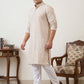 Sequin Embroidered Pure Cotton Kurta with Pyjamas