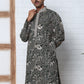 Embroidered Silk-Blend Kurtas ( ANMKO 289Olive )  [RT] [H-5]