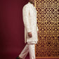 Men's Silk Blend Embroidered Indo-Western Set