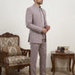 Men's Cotton Blend Embroidered Indo-Western Set