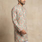 Printed & Thread Work Kurta for Men ( 65KO 5641 Green )