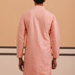 Silk Blend Embroidered Kurtas ( ANMKO 301Peach )  [RT] [L-6]