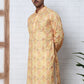 Men's Festive Sequins & Thread Work Kurtas ( ANMKO 288Yellow )  [RT] [C-3]