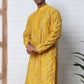 Geometric Sequin Pattern Kurtas ( ANMKO 282Mustard )  [RT] [L-4]