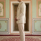 Men’s Embroidered Indo-Western Set ( 50JIND 131Cream S )