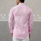 Satin Lycra Solid Casual Shirt for Men ( RDSH 008Pink )