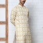 Thread Work & Printed Cotton Blend Kurtas ( ANMKO 297Yellow )  [RT] [D-3]
