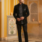 Men’s Embroidered Indo-Western Set ( 50JIND 132Black S )