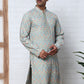 Viscose Rayon Self-Design Embroidered Kurtas ( ANMKO 278Green )  [RT] [M-6]