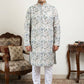 Embroidered Kurta Set For Men ( JOKP P 5227White XXLxx )