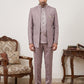Men's Cotton Blend Embroidered Indo-Western Set