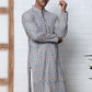 Viscose Rayon Self-Design Embroidered Kurtas ( ANMKO 278Grey )  [RT] [M-6]