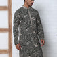 Embroidered Silk-Blend Kurtas ( ANMKO 289Olive )  [RT] [H-5]