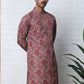 Thread Work & Printed Cotton Blend Kurtas ( ANMKO 297Maroon )  [RT] [D-3]