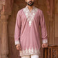 Embroidered Japanese Fabric Kurta ( 65KO 5638 Magenta )