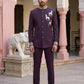Deer Embroidered Japanese Fabric Indo-Western Set