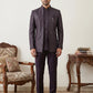 Men's Woven Design Indo-Western Set