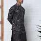 Embroidered Silk-Blend Kurtas ( ANMKO 289Black )  [RT] [H-5]