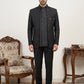 Men's Cotton Blend Embroidered Indo-Western Set