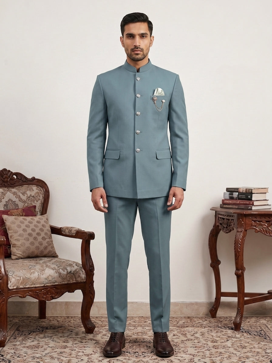 Premium Solid Japanese Fabric Indo-Western Set