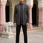 Men's Velvet Embroidered Indo-Western Set