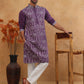 Festive Silk Blend Embroidered Kurta ( HOPKO 017Purple )  [RT] [P-7]