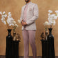 Men's Lavender Embroidered Indo-Western Set ( 50JIND 101 Lavender )
