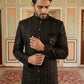 Men Embroidered Indo-Western Sherwani Set ( 50JIND 103Maroon S )