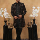 Bronze Floral Embroidery Indo Western Set ( 50JIND 106 Bronze )