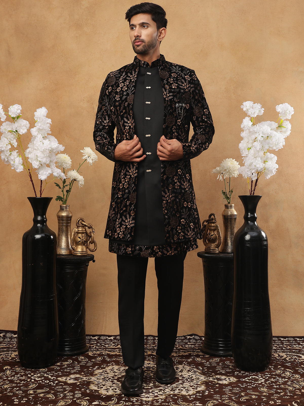 Men’s Indo-Western in Imported fabric ( 50JIIND 106Bronze )