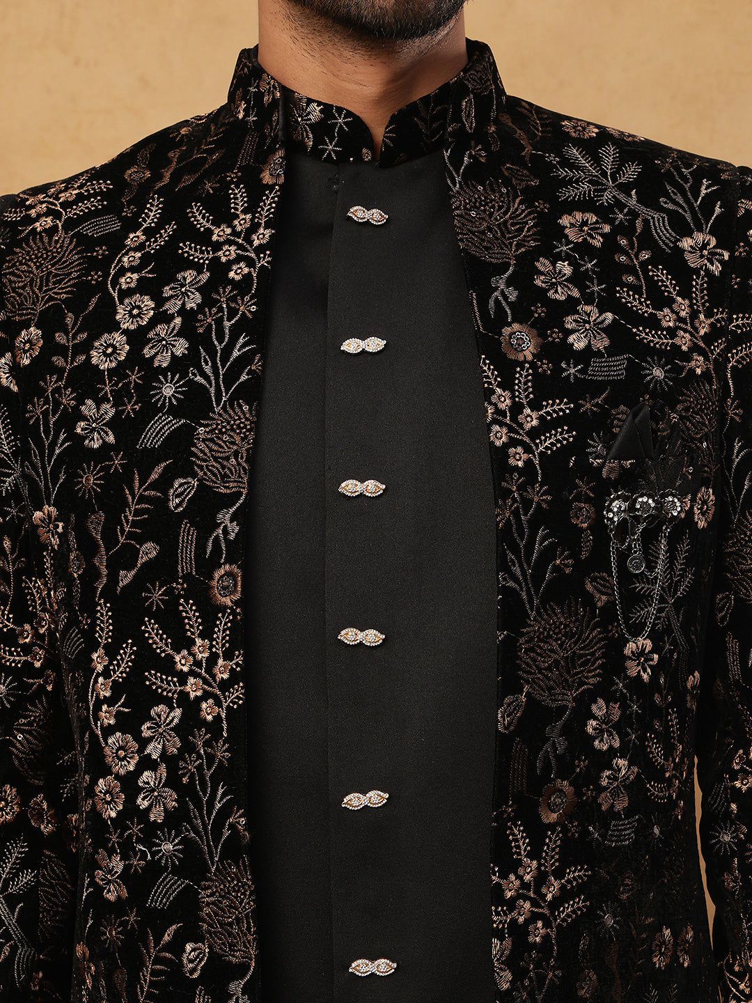 Men’s Indo-Western in Imported fabric ( 50JIIND 106Bronze )