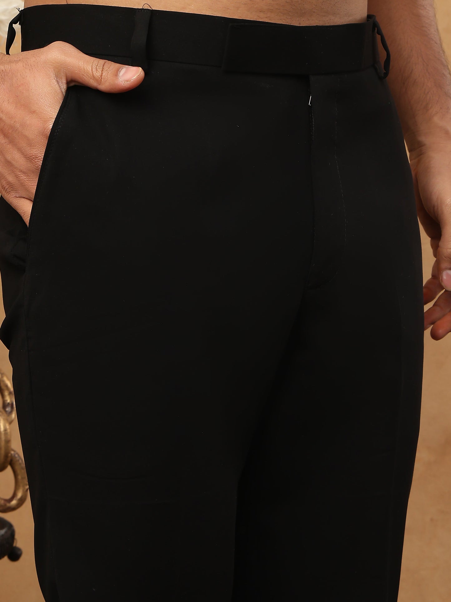 Men's Royal Heritage Elephant & Bird Embroidered Indo Western Set ( 50JIND 110 Purple )