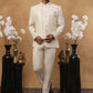 Men’s Embroidered Indo-Western Set ( 50JIIND 114Cream )